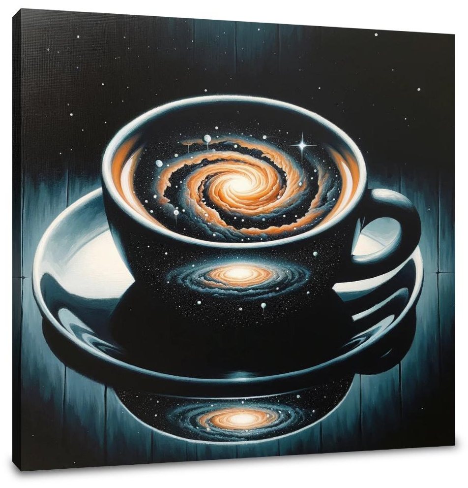 Cosmic Crema Espresso Canvas