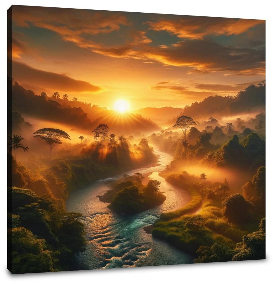 Dhace Sunrise Serenity Canvas