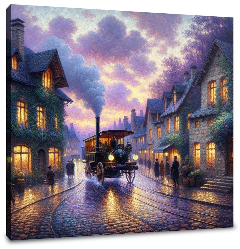 Steam Era Serenity Canvas
