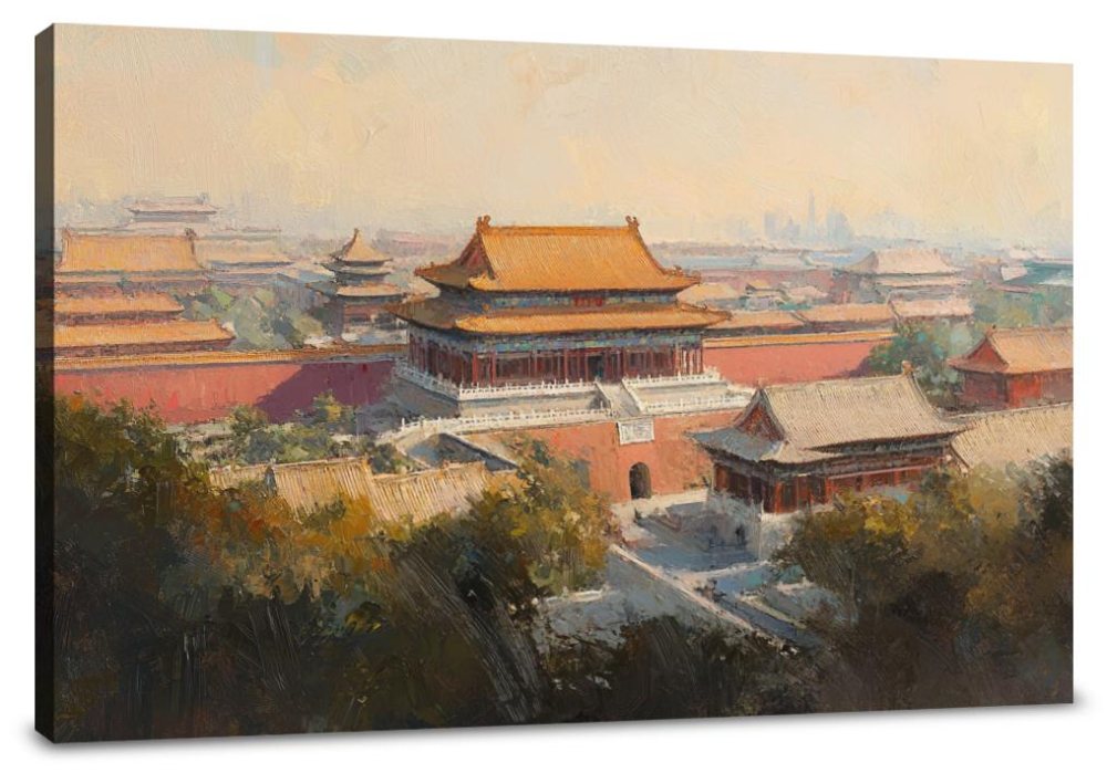 Forbidden City Illumination Canvas