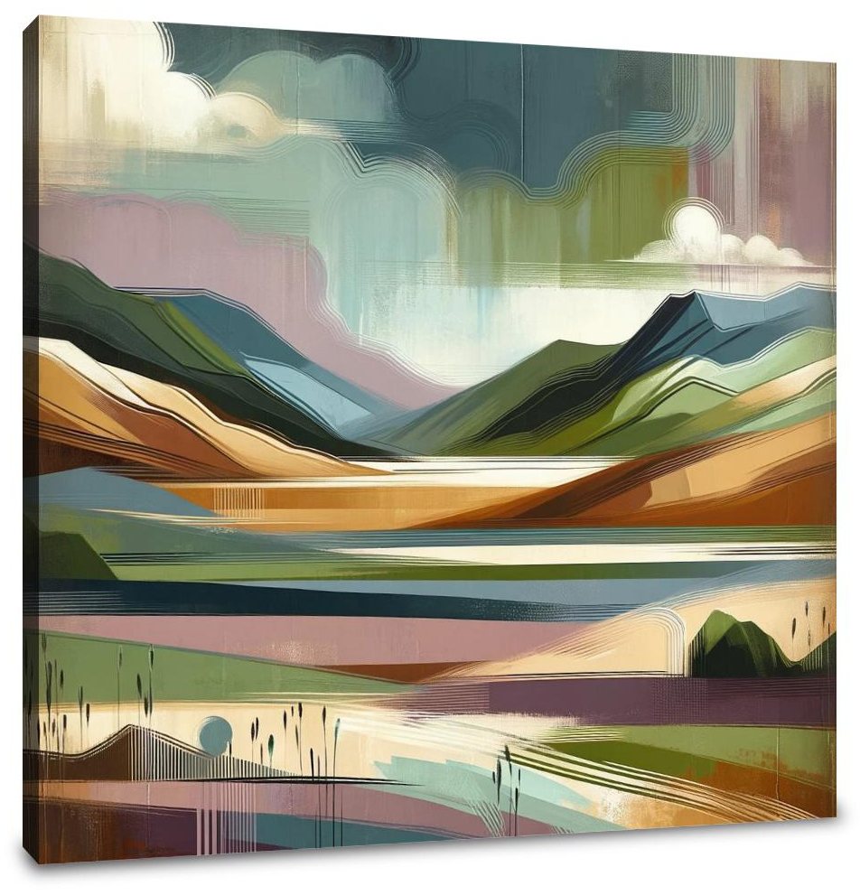 Dundee Highland Abstract Canvas