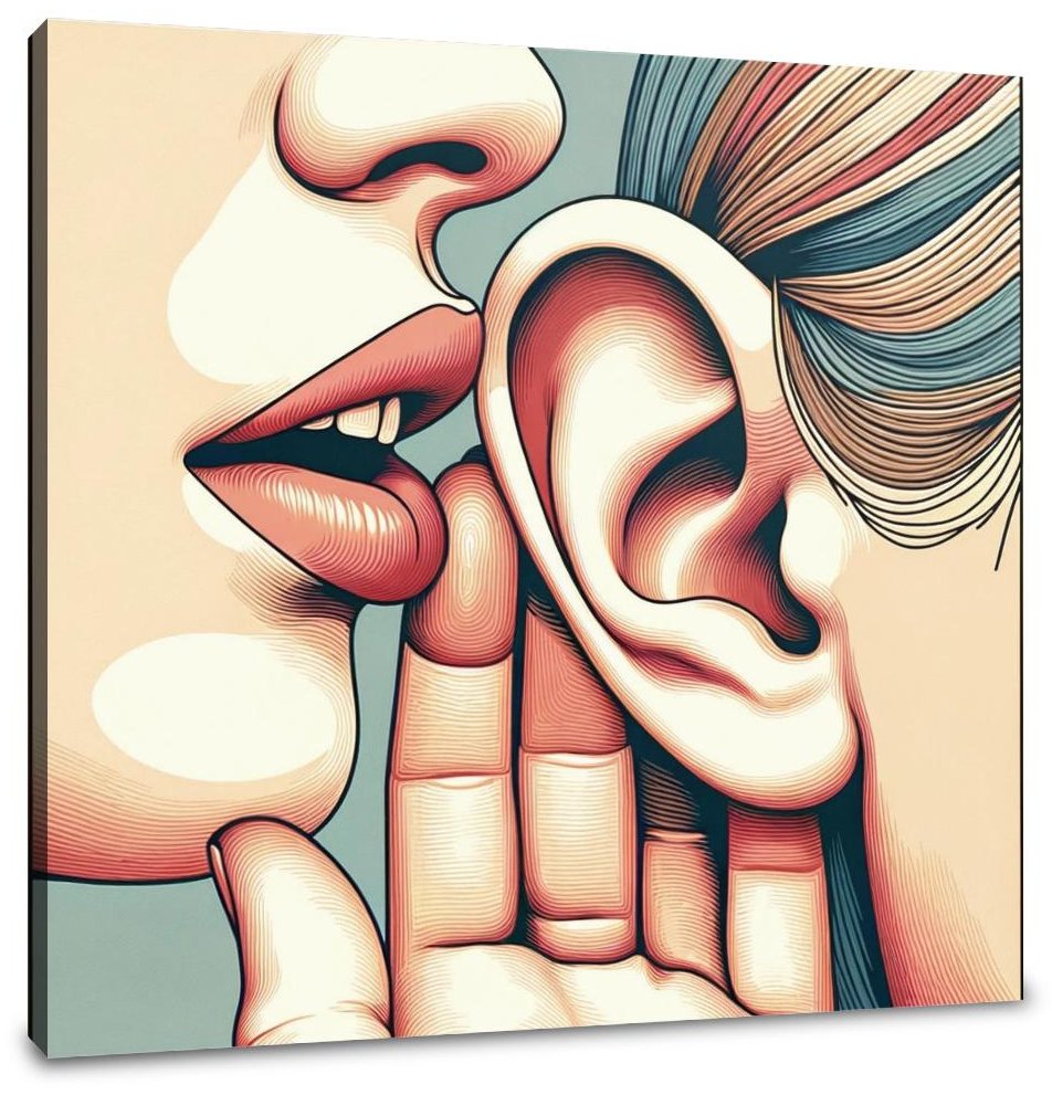 Intimate Whisper Canvas