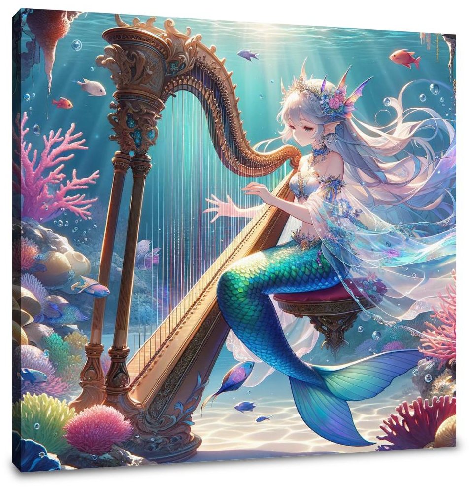 Ocean's Melody Canvas