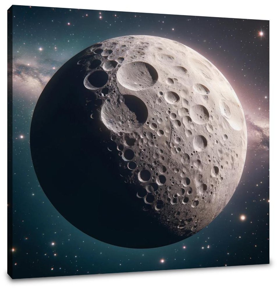 Callisto's Cratered Legacy Canvas