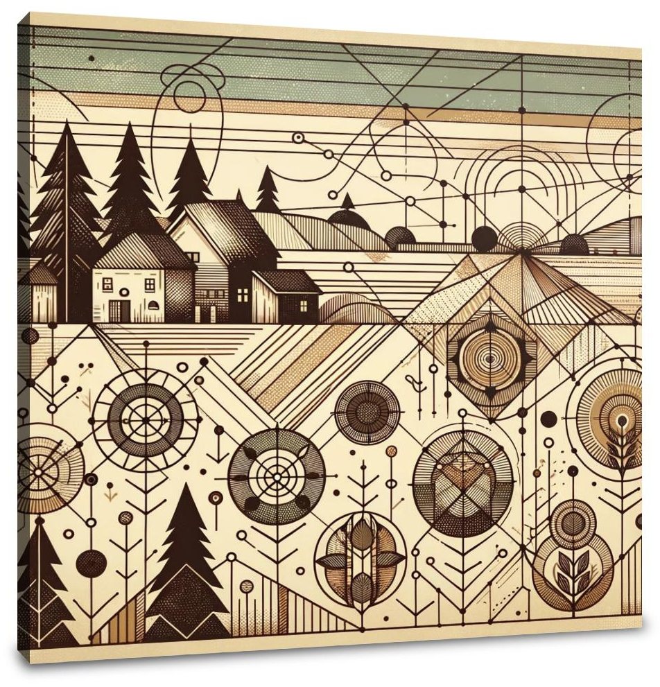 Timeless Countryside Canvas
