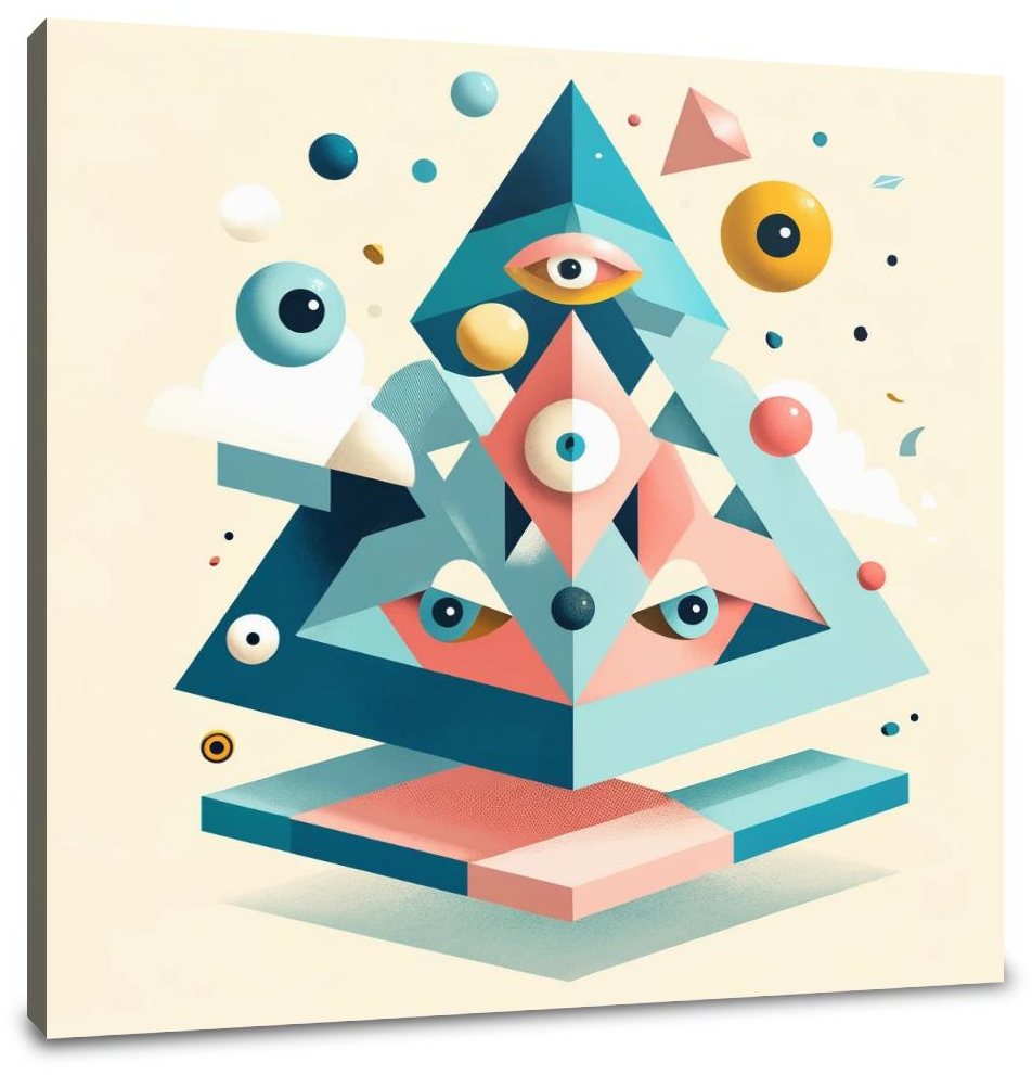 Dreamscape Pyramid Canvas