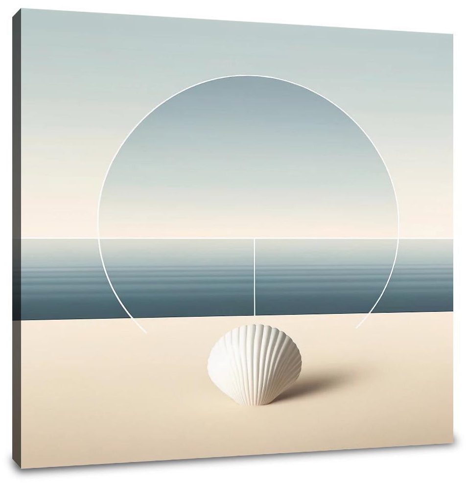 Minimalist Tide Canvas