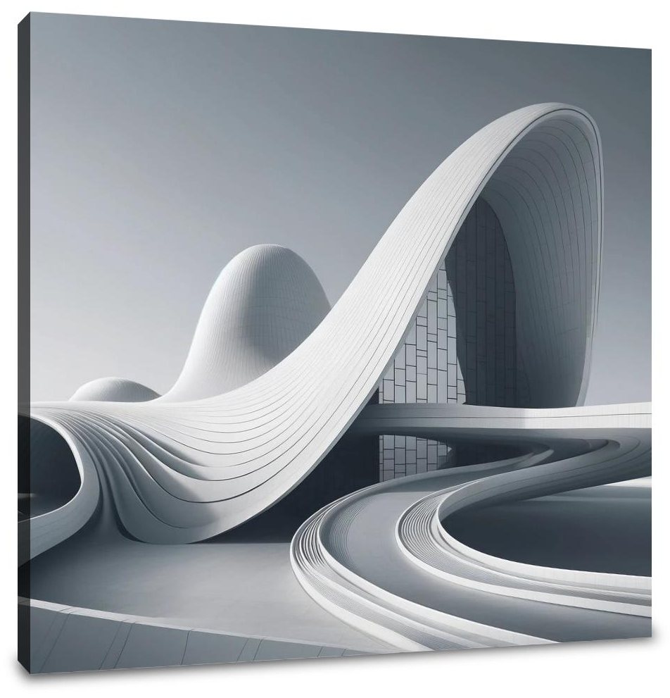 Sculptural Flow Canvas