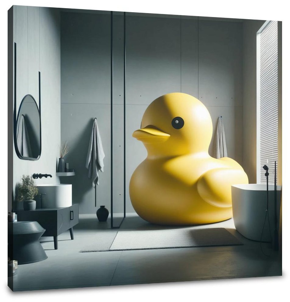 Solo Duck Statement Canvas