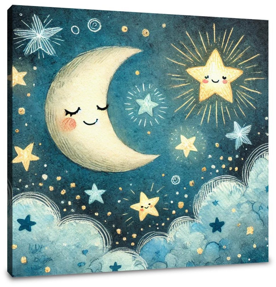 Dreamy Night Sky Canvas
