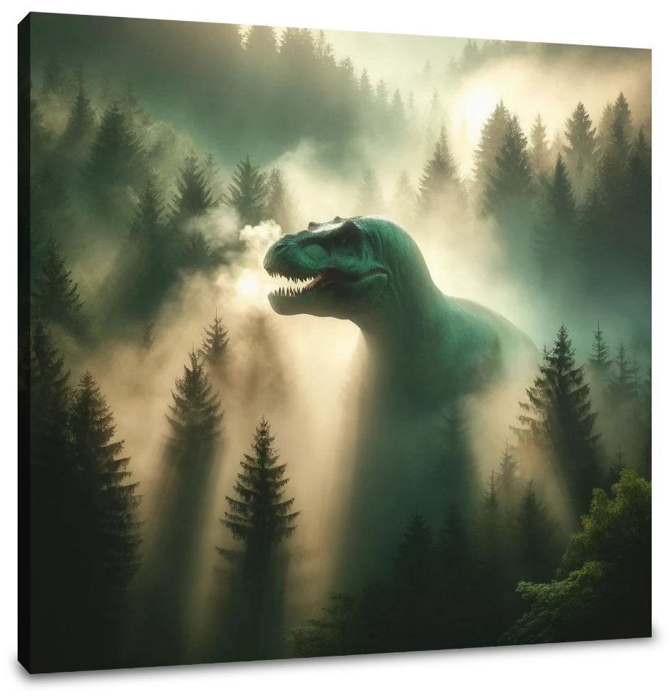 Misty Dawn T. Rex Canvas