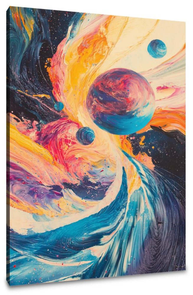 Alien Planetary System Canvas