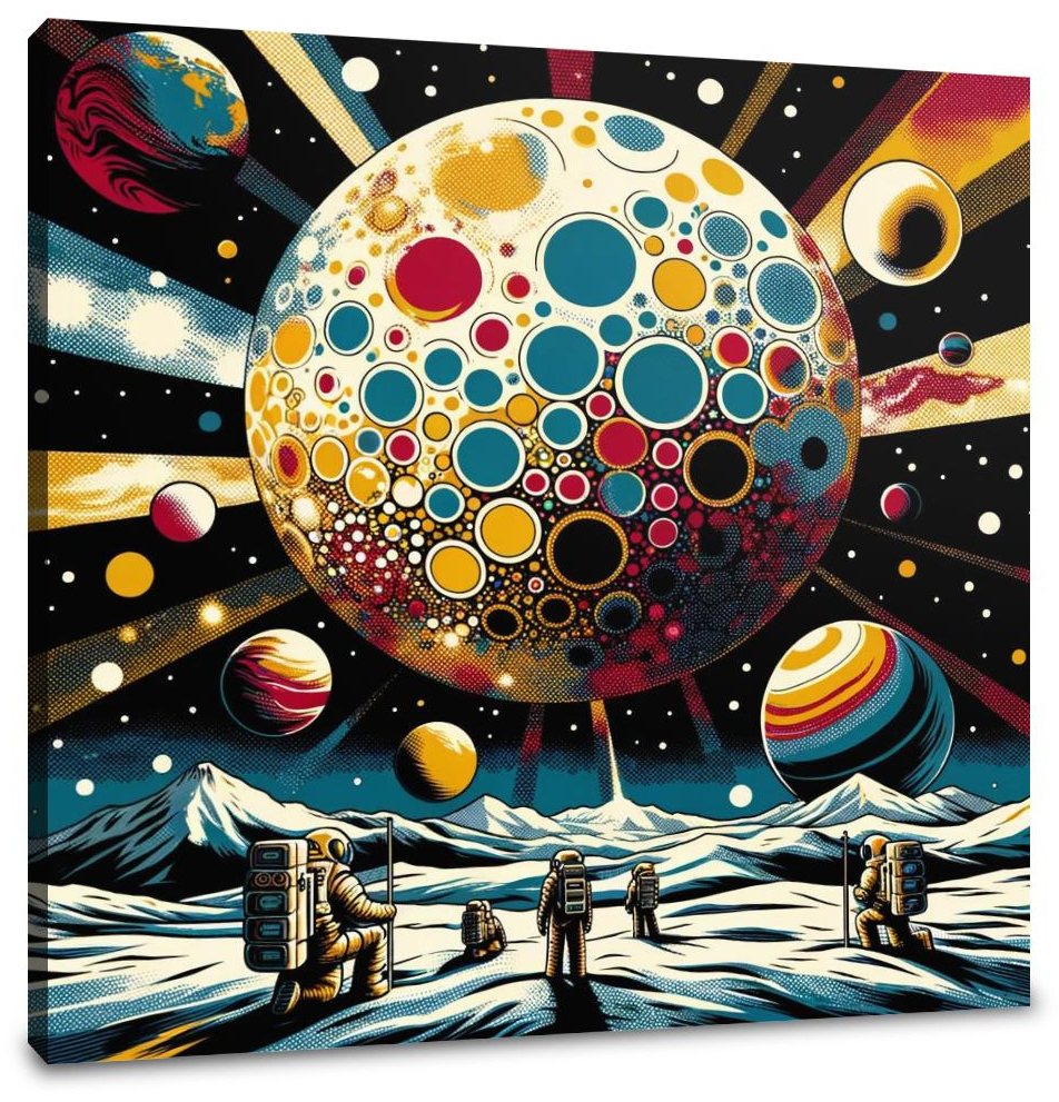 Cosmic Pop Exploration Canvas