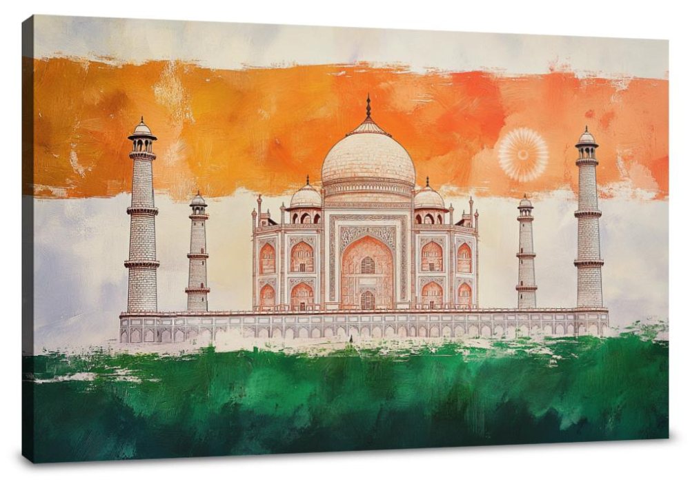 Taj Mahal Reverie Canvas