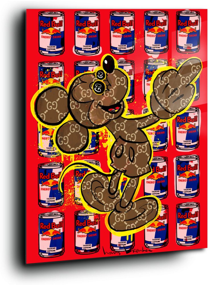 Red bull campbell soup collage mouse