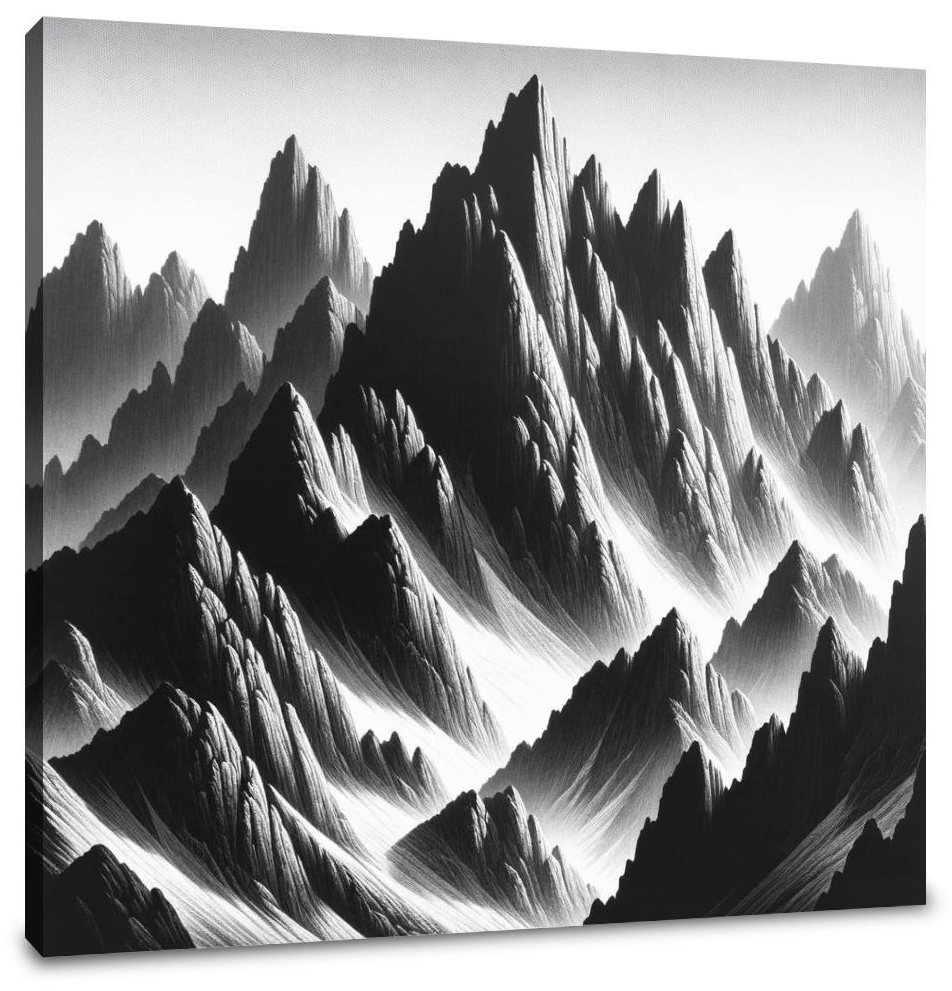 Summit Shadows Canvas