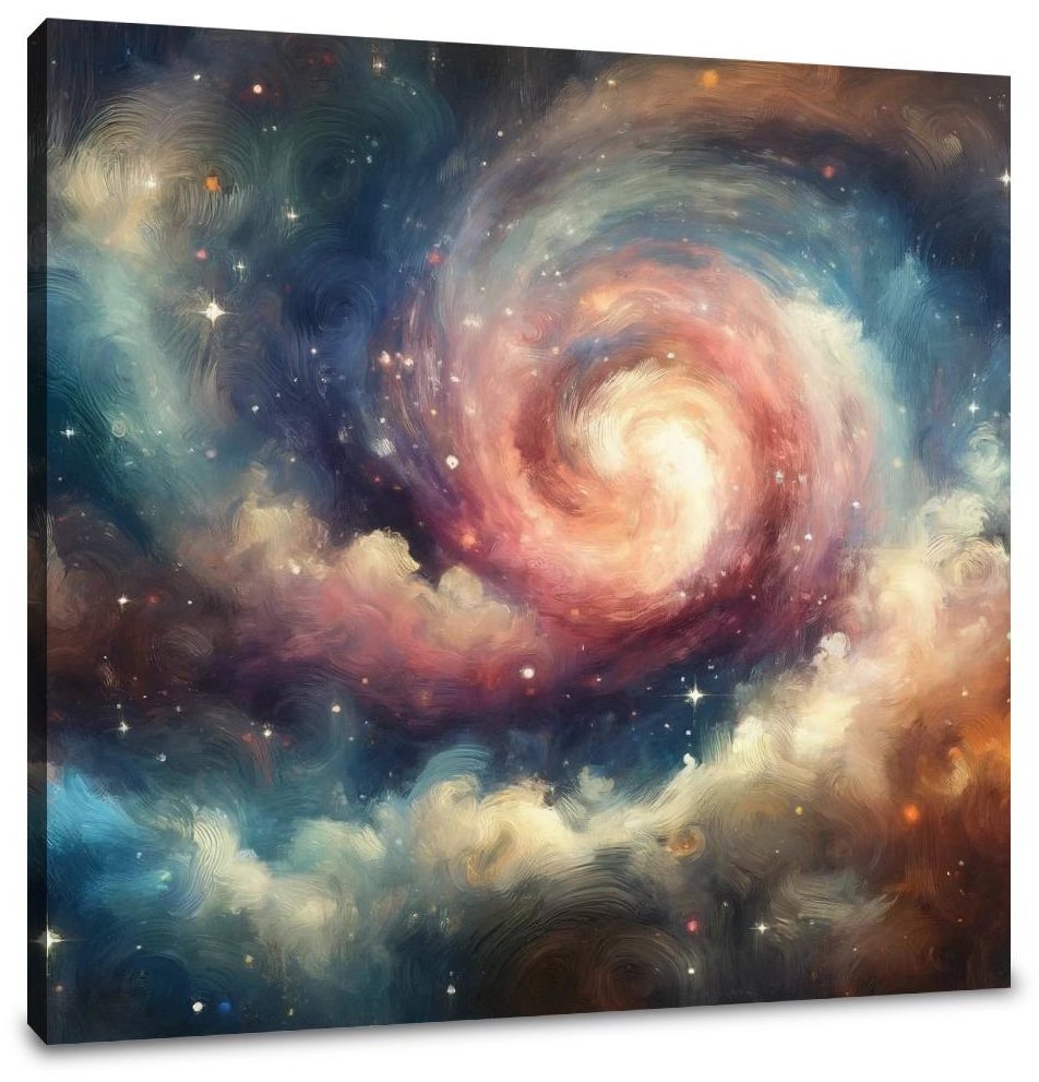 Galactic Swirls Canvas