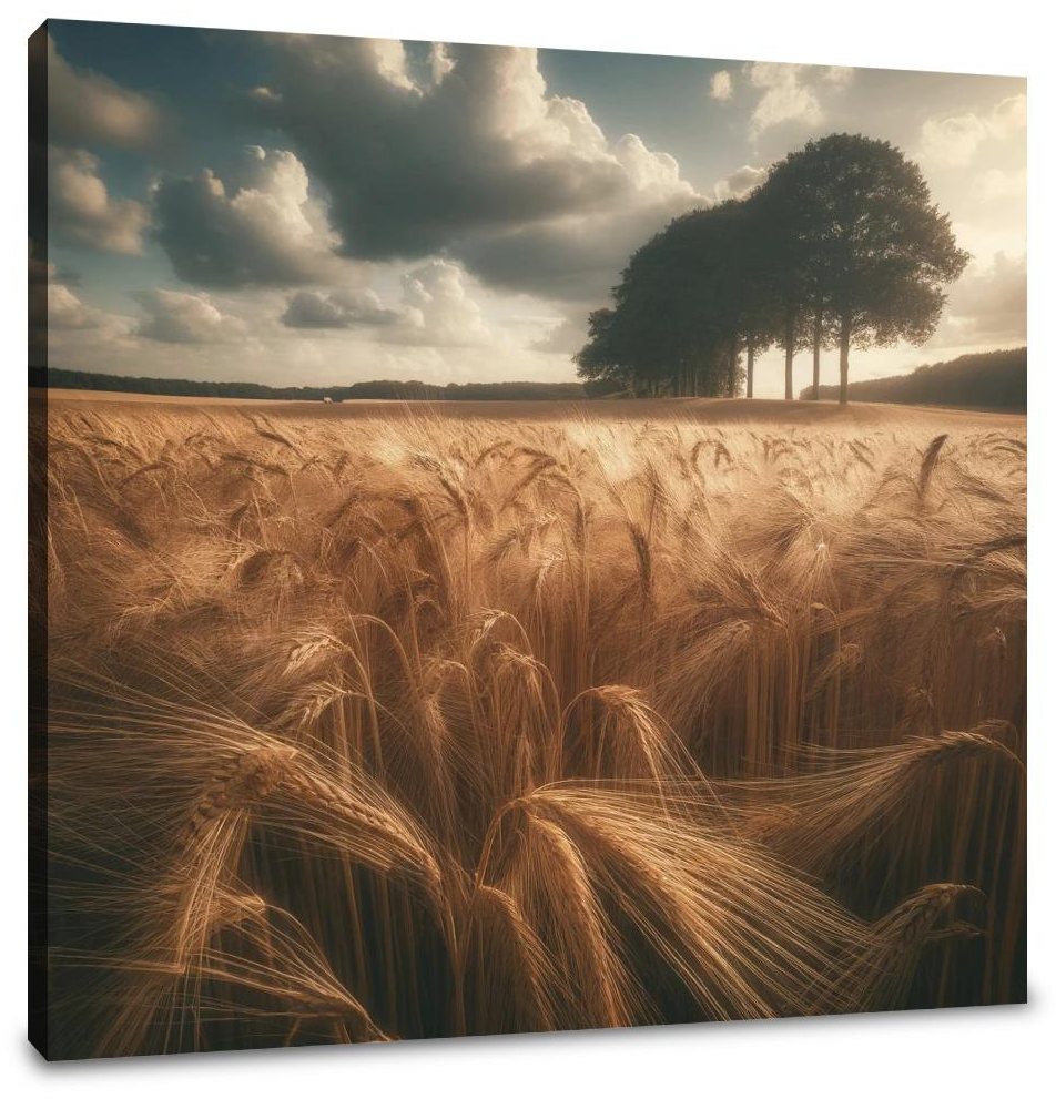 Golden Wheatfield Canvas