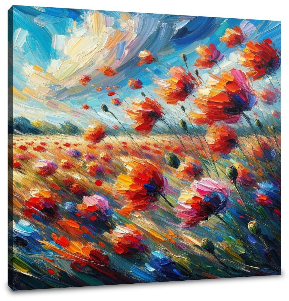Whispering Poppies Canvas