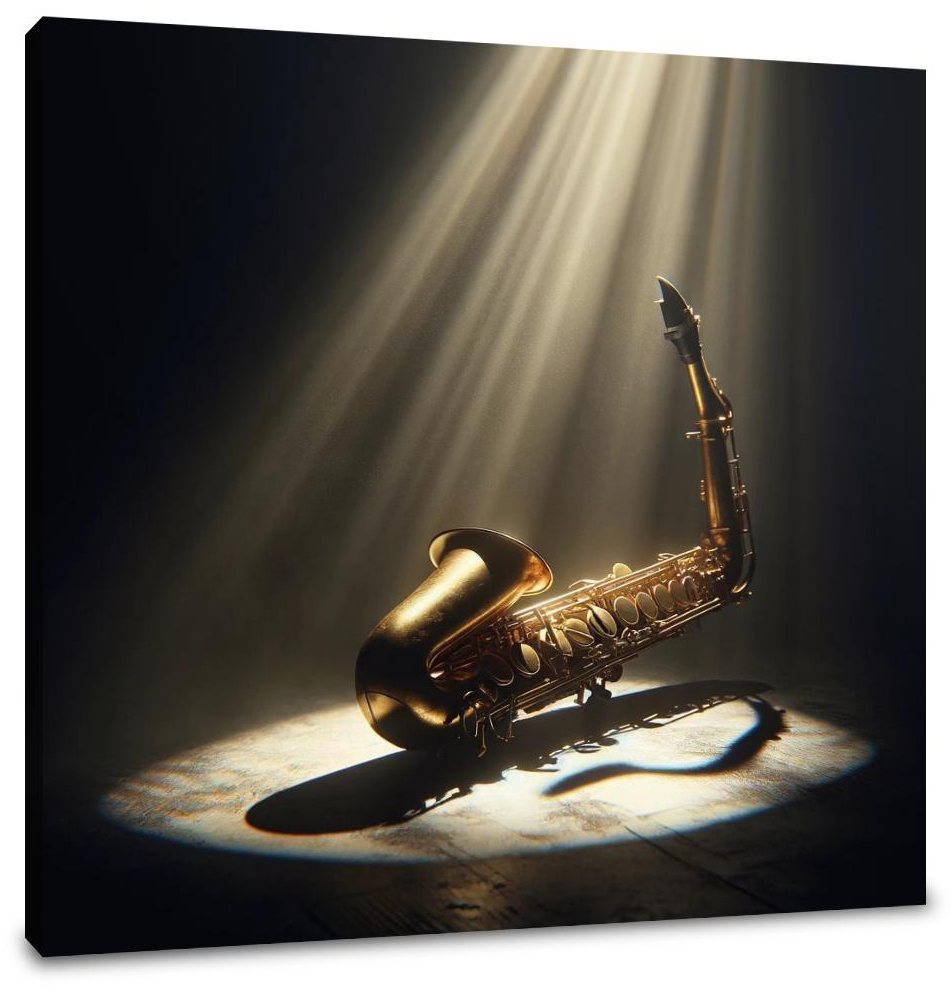 Solo Saxophone Canvas