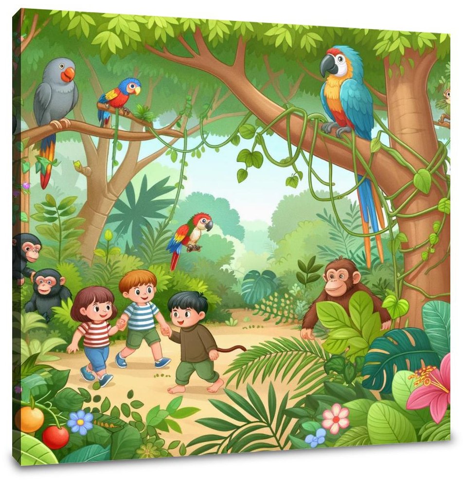 Jungle Explorers Canvas