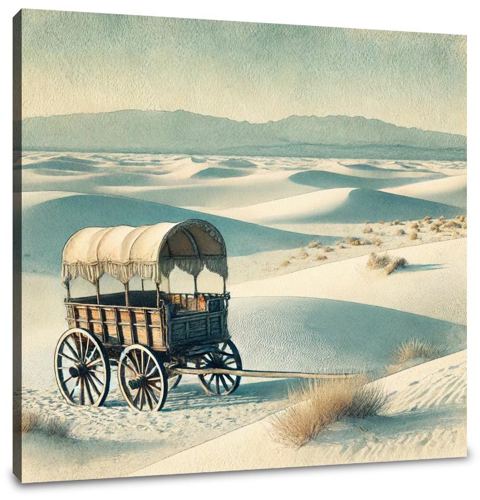 White Sands Serenity Canvas