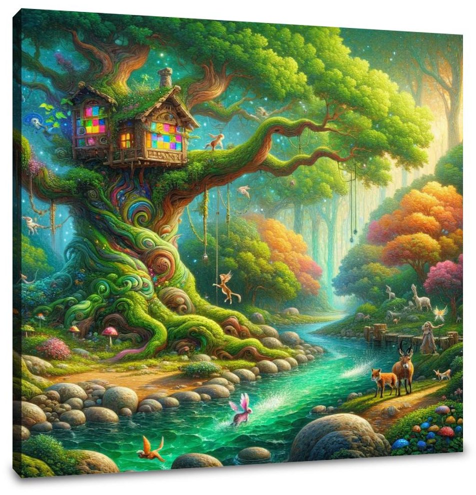 Enchanted Nature's Playground Canvas