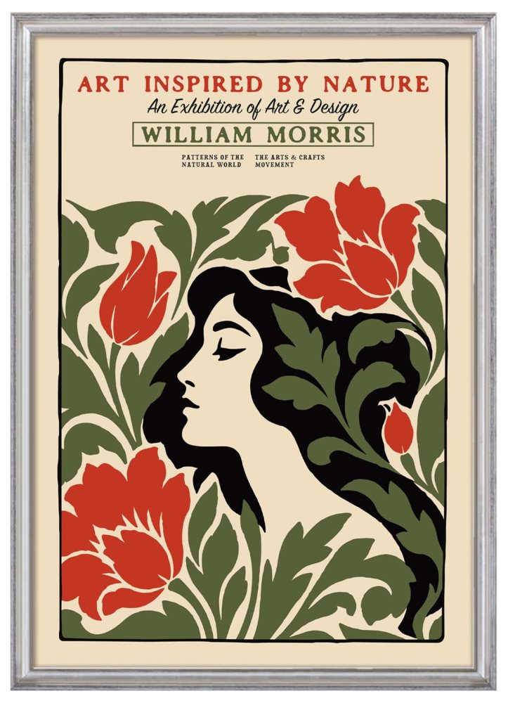 William Morris Nature Exhibition Wall Art Print
