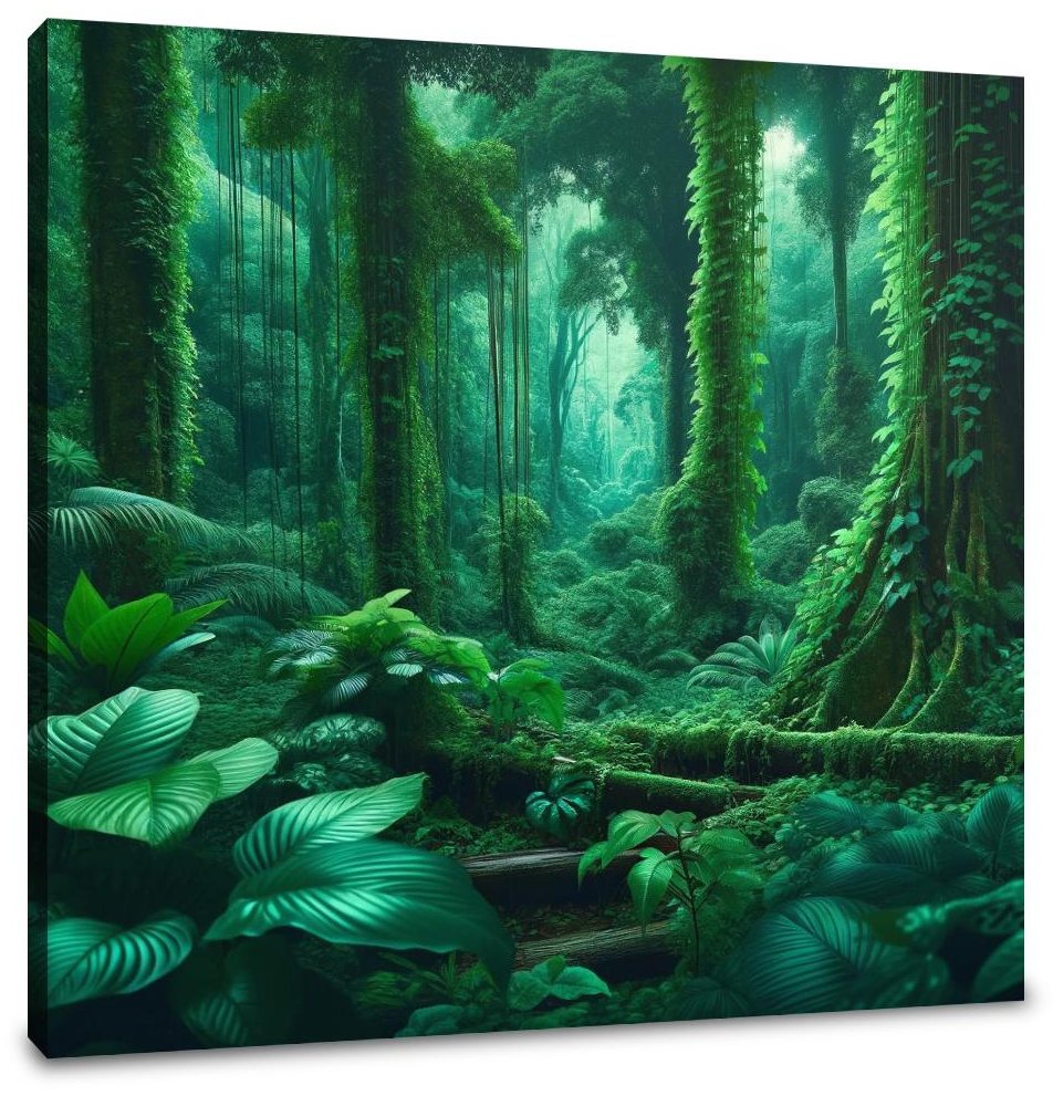 Jade Jungle Canvas