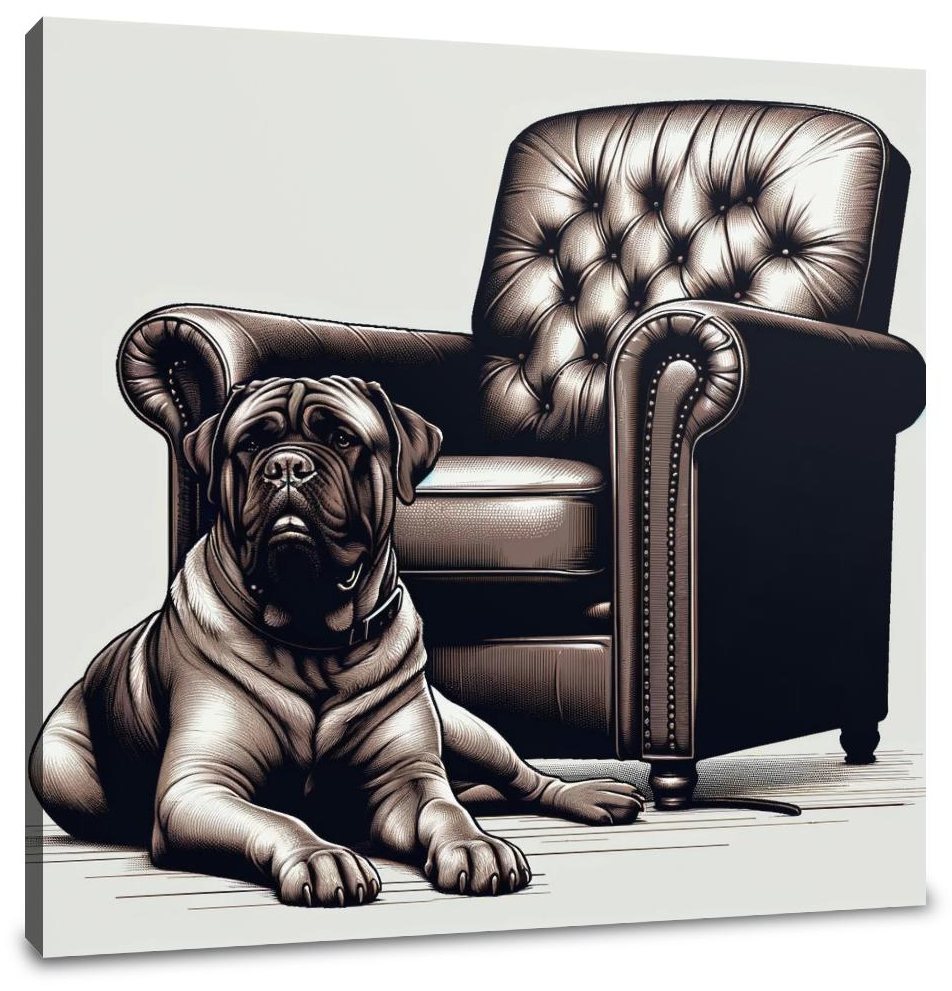 Timeless Companion Bullmastiff Canvas