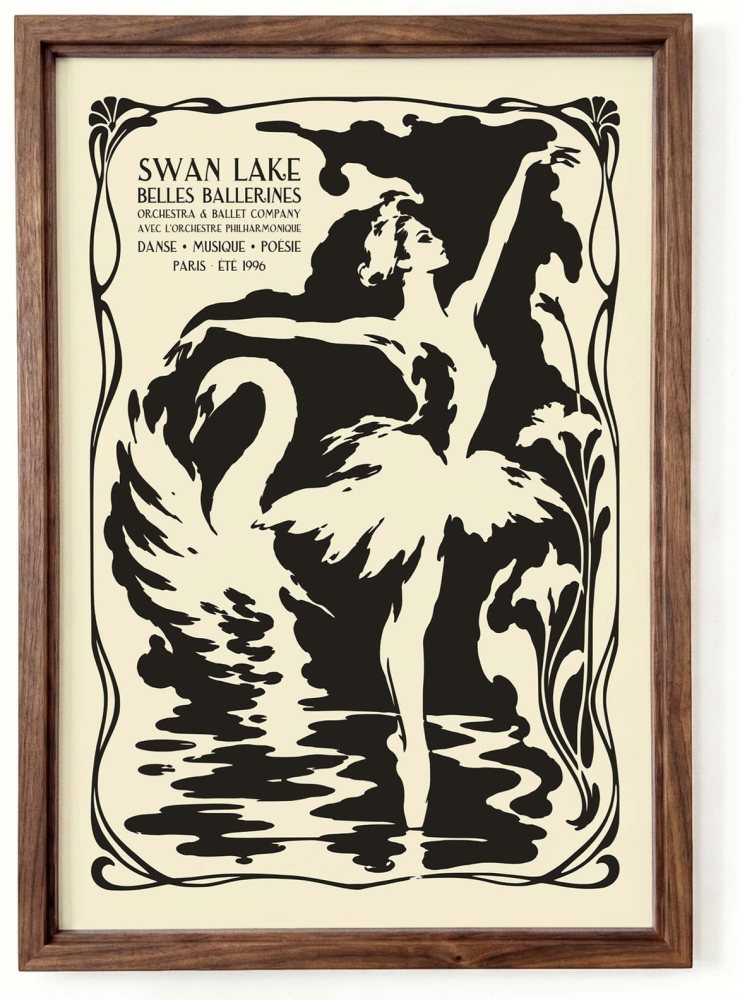 Swan Lake Ballet Dance Wall Art Print