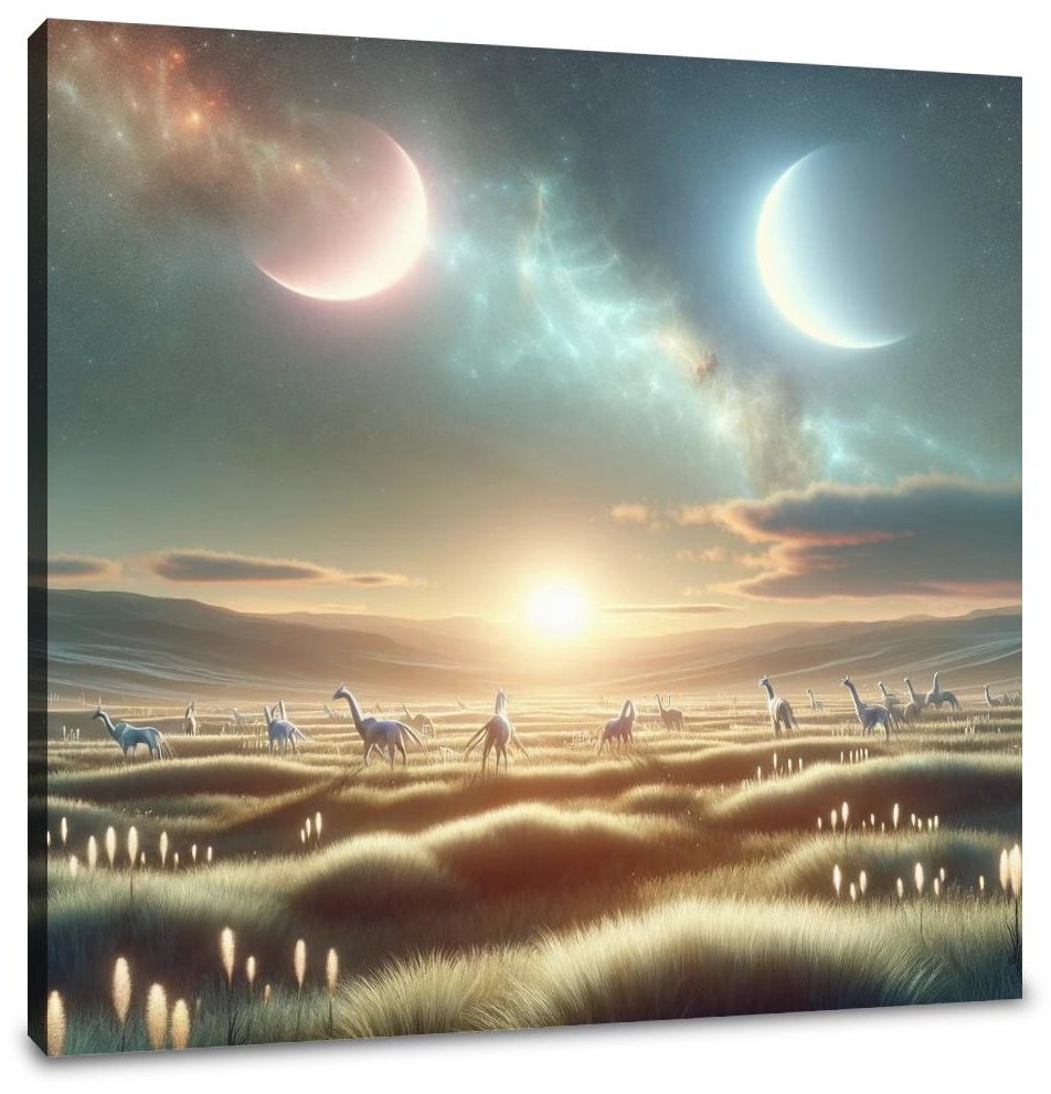 Ethereal Savannah Canvas