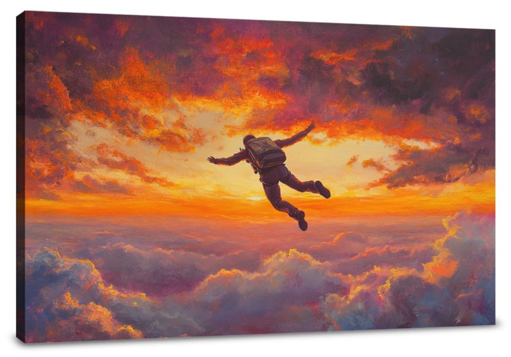 Skydiver’s Dawn Canvas
