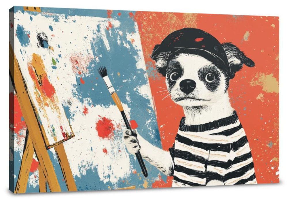 French Bulldog Canvas