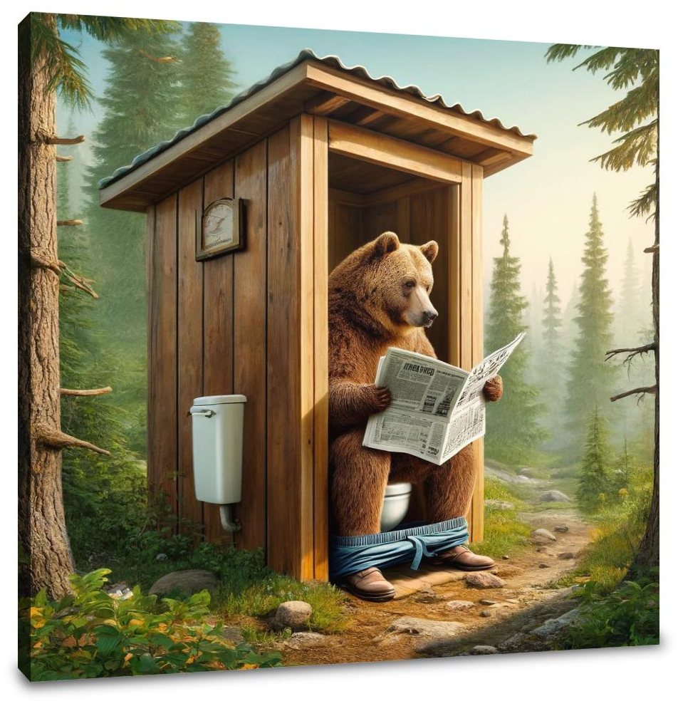Forest News Break Canvas