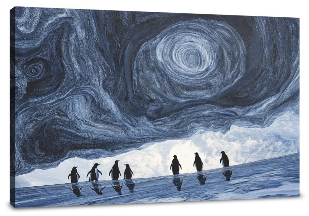 Penguins' Atlantis Canvas