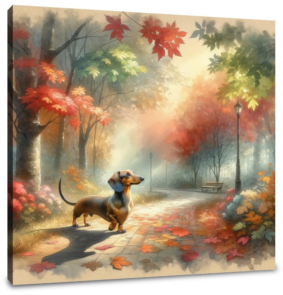 Autumn Stroll Canvas