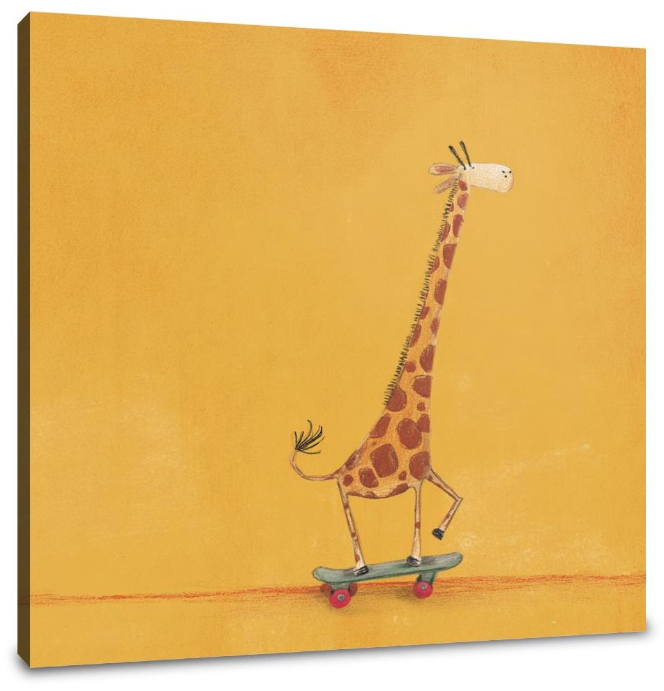 Giraffe on Wheels Canvas