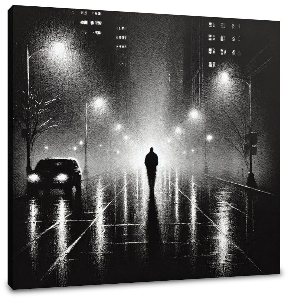 Urban Solitude Canvas