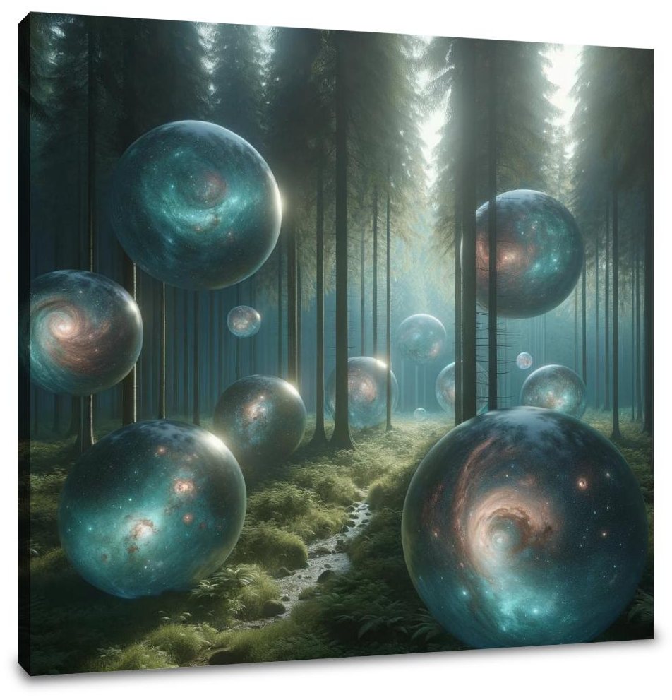 Galactic Forest Canvas