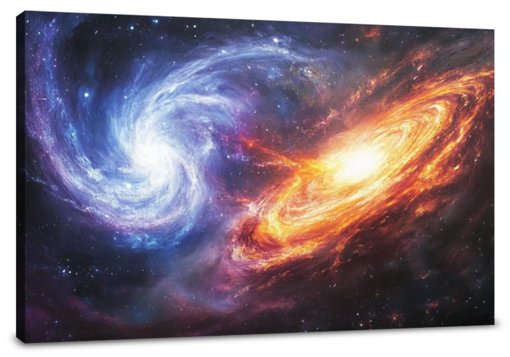 Galactic Collision Canvas