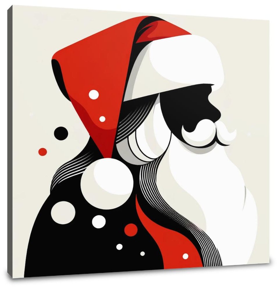 Simplified Santa Canvas
