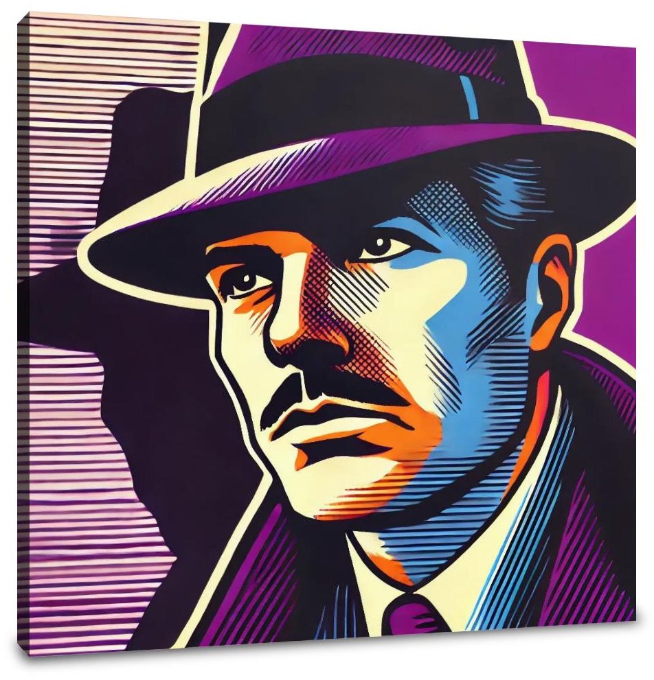 Noir Gaze Canvas