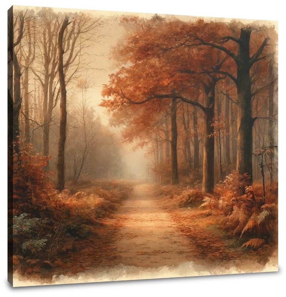 Autumn Pathway Canvas