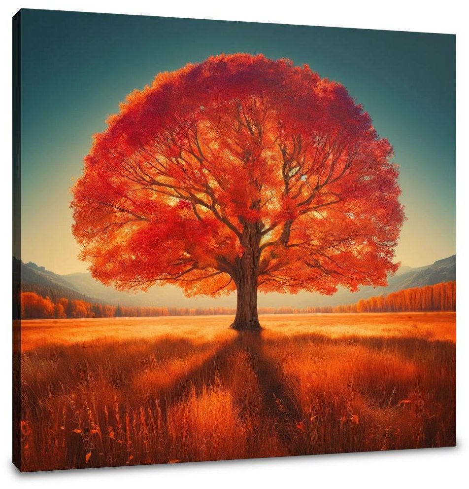 Autumn Solitude Canvas