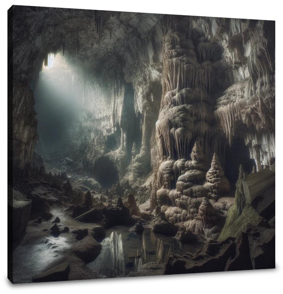 Limestone Cave Canvas