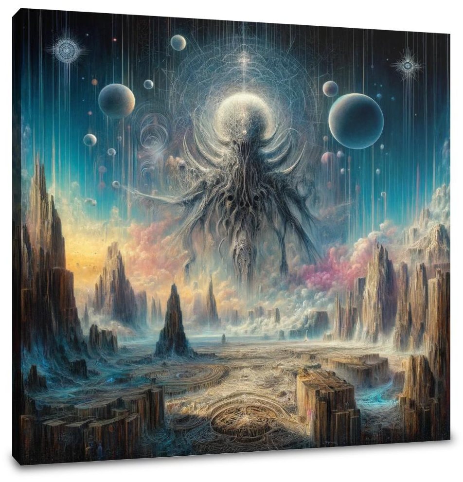 Nyarlathotep's Descent Canvas