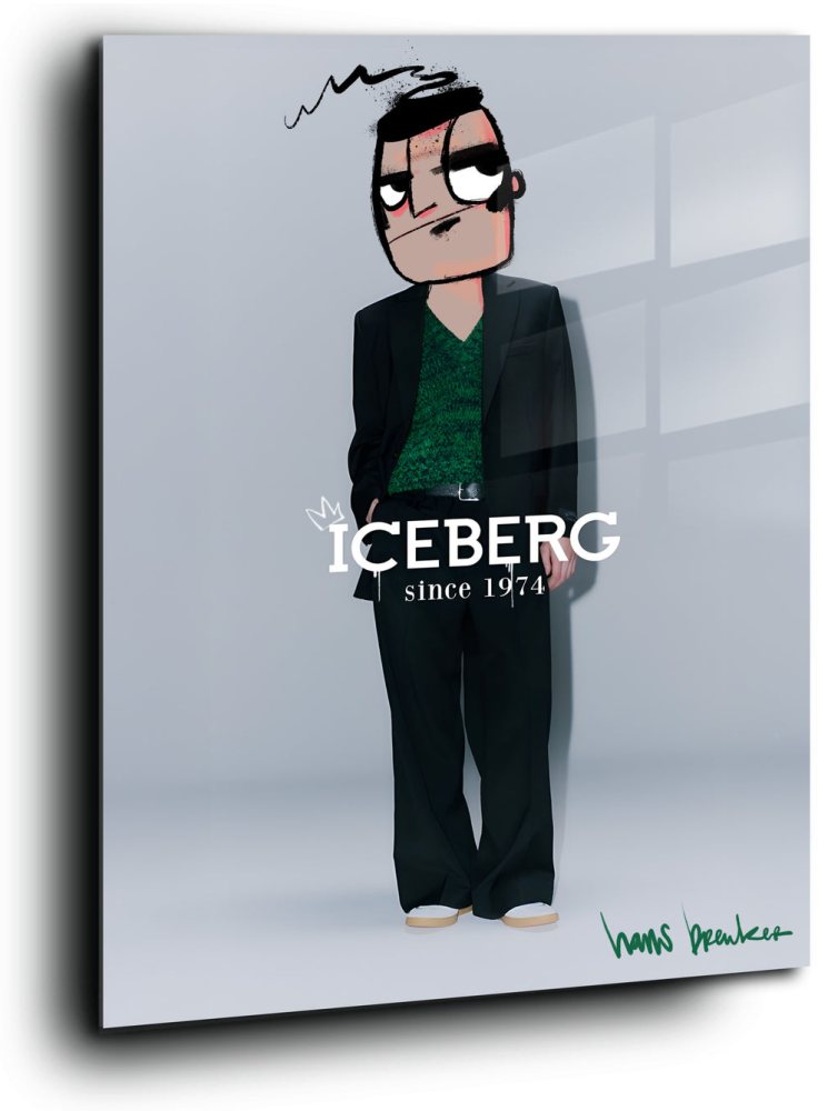 Ice cold cool. Plexiglas 60 x 80 (20 x 30 in)