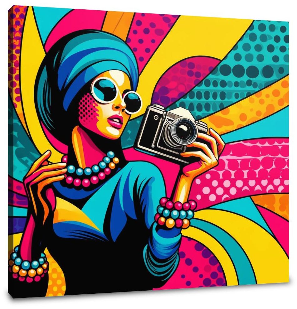 Radiant Retro Canvas