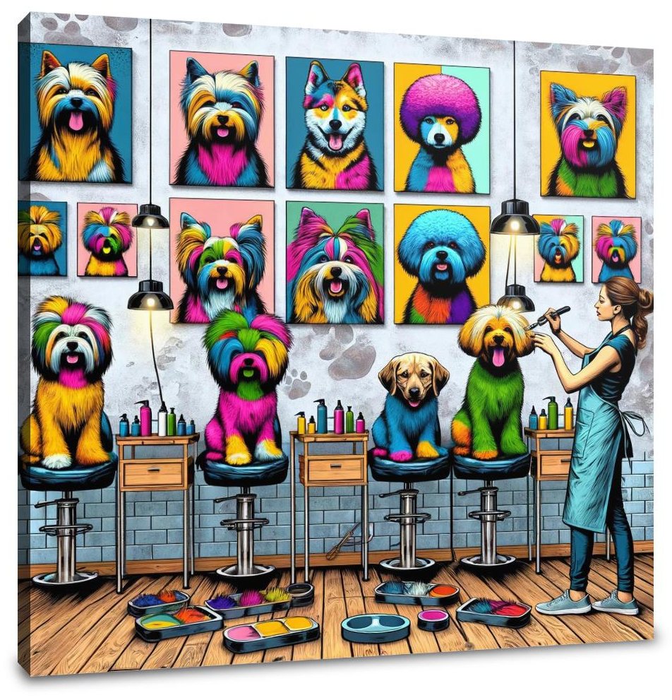 Pop Art Paws Canvas